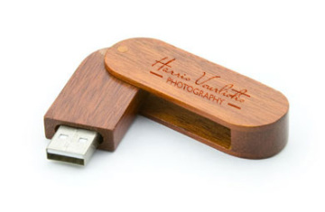Wooden Memory Sticks with 1 to 256GB 10 Years Data Retention