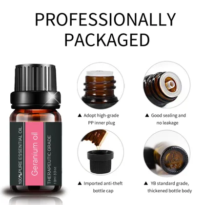 bulk huile pure natural  rose geranium essential oil