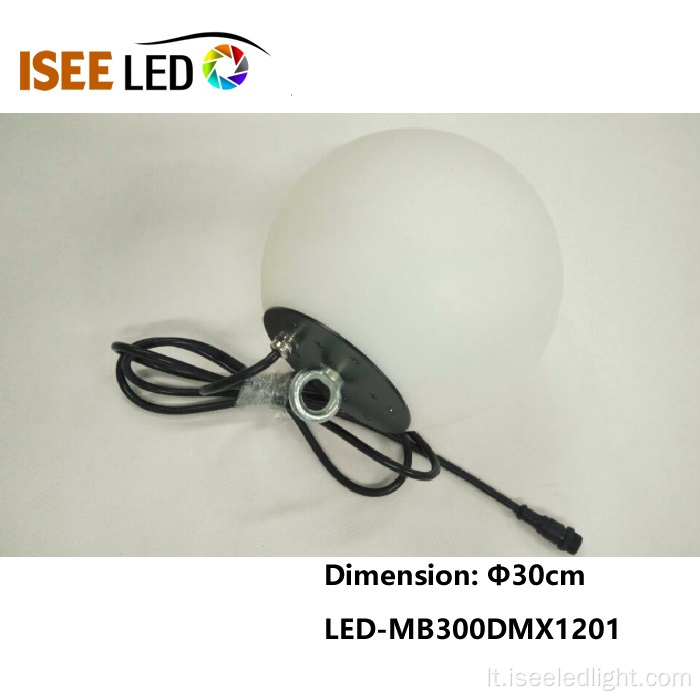 3D BIG DMX LED RGB rutulio lemputė