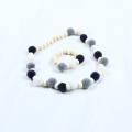 25 mm Pompon Wood Bead Decoratieve ketting