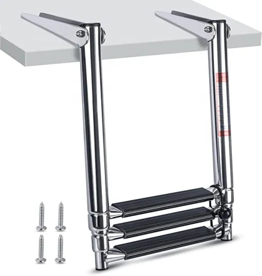 Stainless Steel Folding Telescopic Boat Swim Ladder