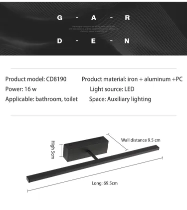 Modern LED Bathroom Mirror Lamps for Stylish Lighting