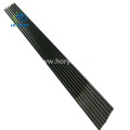 Custom lightweight tapered carbon fiber pole with logo