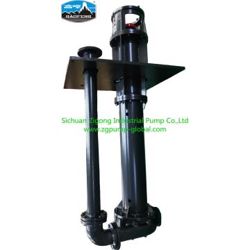Vertical slurry liquid submerged pump for industry