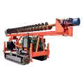 machine de forage de chenille de conducteur de pile longue en spirale