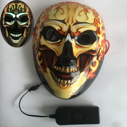 Halloween Luminous Horror Mask for Night Cycling