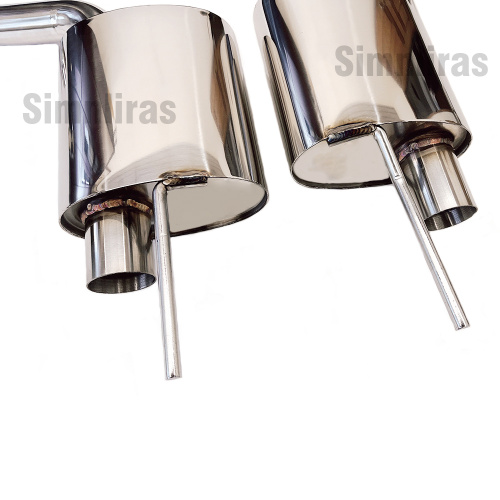 Fit Mercedes Benz R230 SL500 SL550 SL600 03-12 Achs-Back-Auspuff