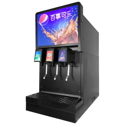 Commercial Pepsi Cola Dispenser Machine: Mini Type Vending Machine for 3 Flavors of Cold Drinks