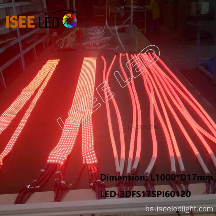 Mliječna fleksibilna digitalna LED traka od 360 stepeni