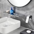 Paʻa hoʻokahi Lever Bathroom Basin Faucet