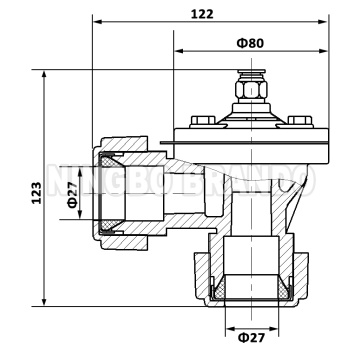 BFEC 3/4 &#39;&#39; MF-Z-20ダストコレクターリモートパイロットバルブ