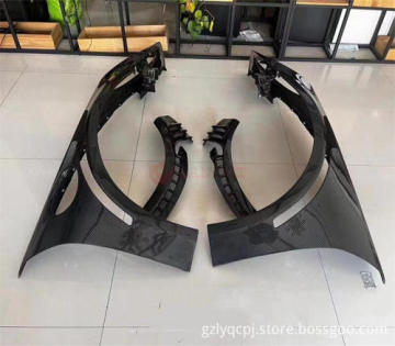 GT3rs Style Dry Carbon Fiber Perforated Leaf Plate for Porsche 911 (992) 2018-2022