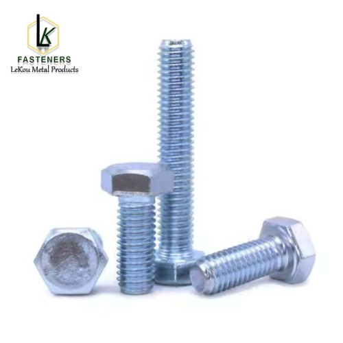 DIN961 Балты з шасціграннай галоўкай і дробным крокам з поўнай разьбой