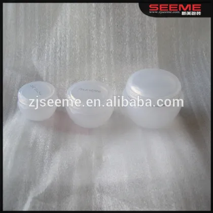 50g skin care hand cream plastic jar pp body scrub jars