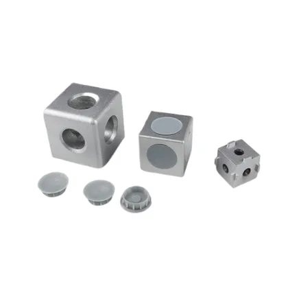 Single-Side Bracket Corner Connectors for Aluminum Extrusion Profile Finger Ball Jointed Boards with Triangle Structure: Enhancing Structural Integrity and Aesthetics