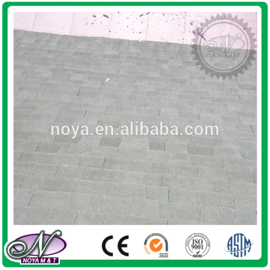 Standard single layer decorative laminated asphalt roofing shingle with high quality