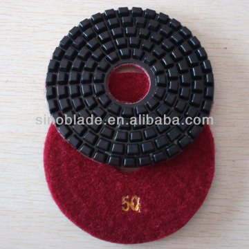 five step diamond polishing pads