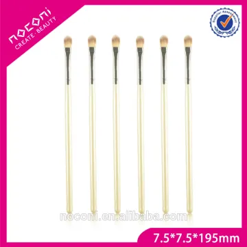 Free sample 1pcs High Quality Wood Handle Eyebrow Mermaid Makeup Brush private logo acceptable