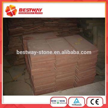 Red Sandstone Carved Tiles