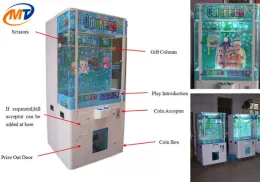 Cut ur prize mini toy crane machine prize vending machine for sale