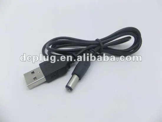 USB 2.0 to 3.5mm DC power Plug Barrel Connector cable 80cm