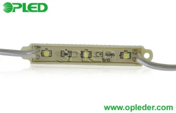 0.24 Watt Led Lighting Module 12v , Plastic 3 Chips Led Sign Lighting Modules