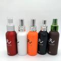 Hot sale cosmetic packaging bottle with aluminum sprayer