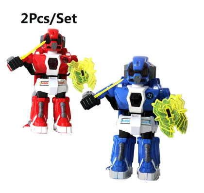 2PCs/set RC battle robot & 2 players PK Mode/Remote Control RC VS Fighting Robot boxing Robot toys for children men Boxing fight