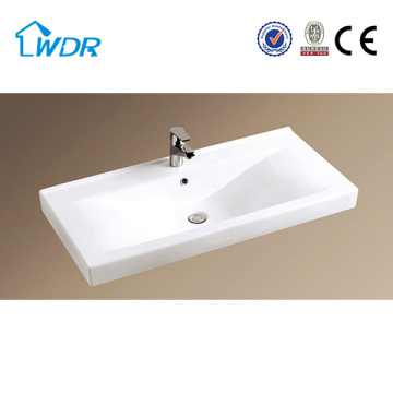 Shower bath chaozhou sanitary furniture porcelain cabinet basin