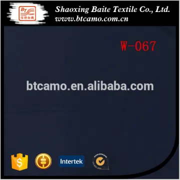Dark Blue Polyester/Wool Workwear Fabric