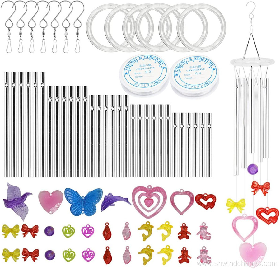 Acrylic Wind Chime Pendant for Adults and Kids Art
