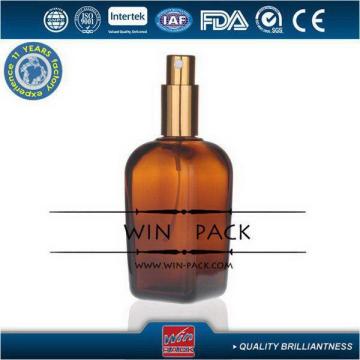 Quality hot selling 50ml glass brown essential oil bottle
