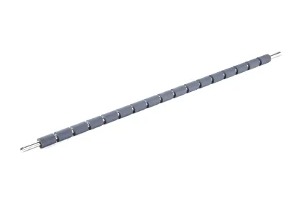 Segmented Grooved Deburring Rubber Roller Shaft