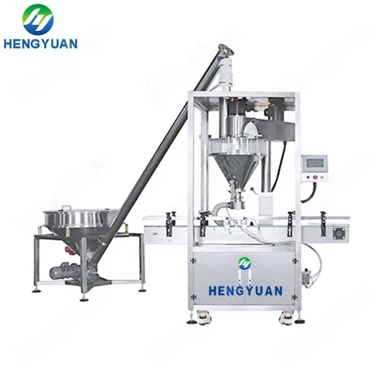 Automatic Powder Bottle Filling Machine - HYAS-P10 Linear Auger Dosing Single-headed