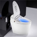 골드 화장실 플러시 하이테크 자동 바닥 장착 스마트 화장실