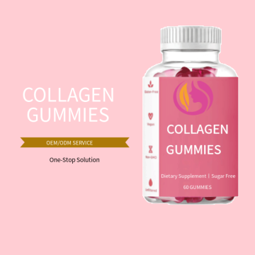 OEM / ODM Gummies de collagène végétalien personnalisés Vitamine