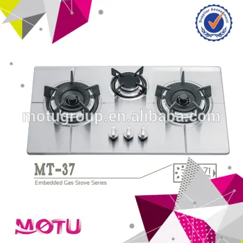 Build-in 3 burner infrared kitchen gas hob stove