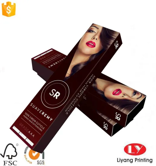 Custom Drawer Hair Packaging Paper Box