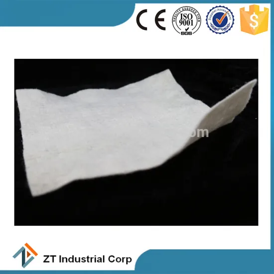 high tensile strength pp needle punched nonwoven geotextile for slope protection