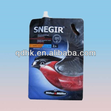 Sale side gusset bag with spout