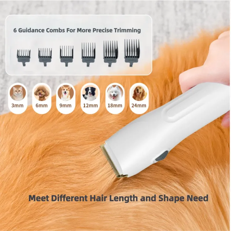 Self-Protective Pet Grooming Kit with Vacuum and Hair Dryer