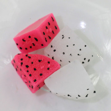 Decorative Dragon Fruit White Red Resin Cabochon Handmade Craft decor DIY Toy Items For Kids