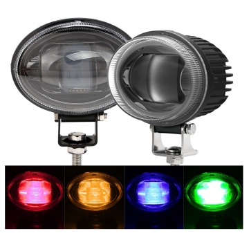 LED Forklift Safety Warning Light - Amber Green Blue Red Strobe Spot