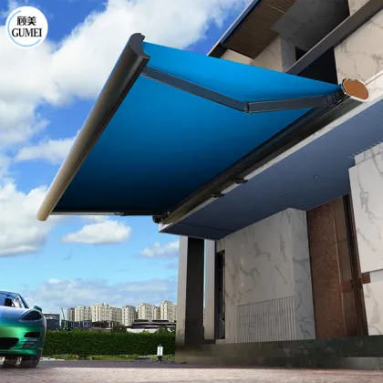 New Tech Retractable Outdoor Sunsetter Awning For Door Aluminum Waterproof Sunshade Canopy