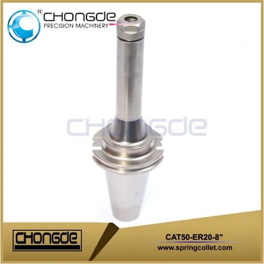 CAT50-ER25-8" collet chuck holder with high accuracy
