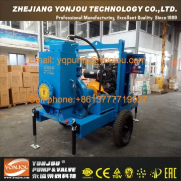 Vacuum assist self-priming diesel water pump with 9.5m suction lift, high lift water pump,circulating water vacuum pump