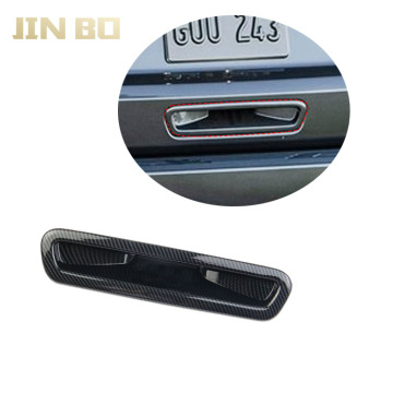 Carbon Fiber ABS Rear Door Tailgate Handle Cover for Chevrolet Tahoe 2021-2022