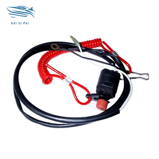 Engine Stop Switch Assembly Spare Parts for Outboard Models 65W-82575-01, 6E9-82575-02, 689-82575-04, 6L2-82575