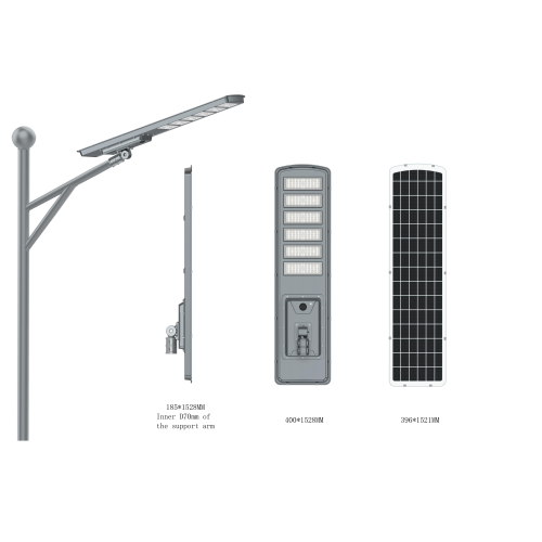 Farola con luz solar
