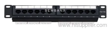 Cat5e 12 Ports Patch Panel 